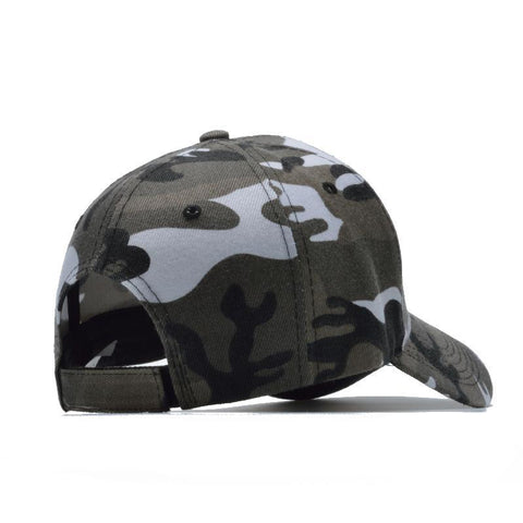 Snow Camo Baseball Cap