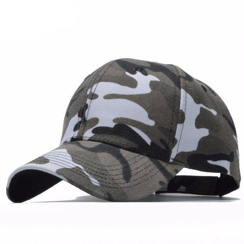 Snow Camo Baseball Cap