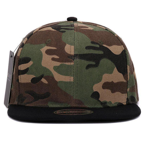 Camouflage Snapback Cap