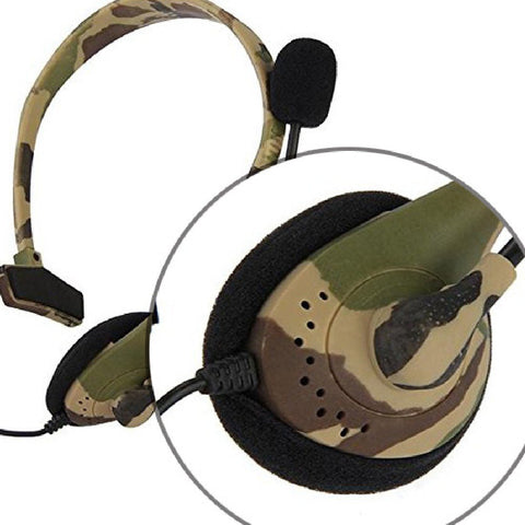 Camo Earphone With Mic for Xbox