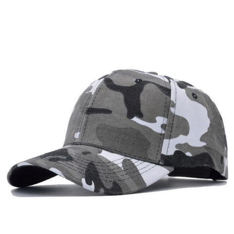 Snow Camo Baseball Cap