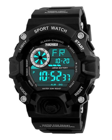 Camouflage Digital Wrist Watch